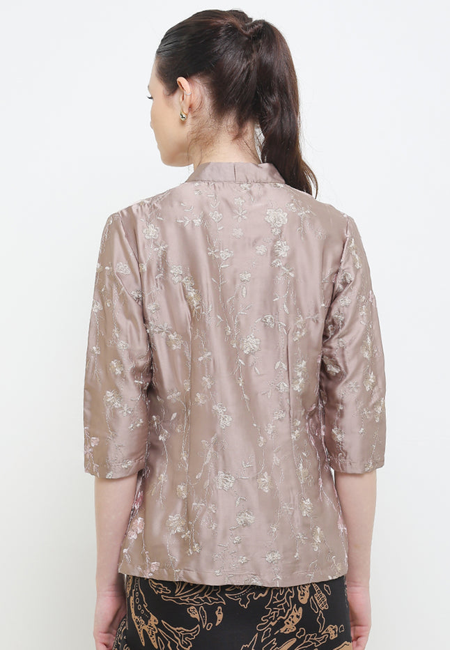 Kebaya Embroidered Regular 3/4-length Sleeves