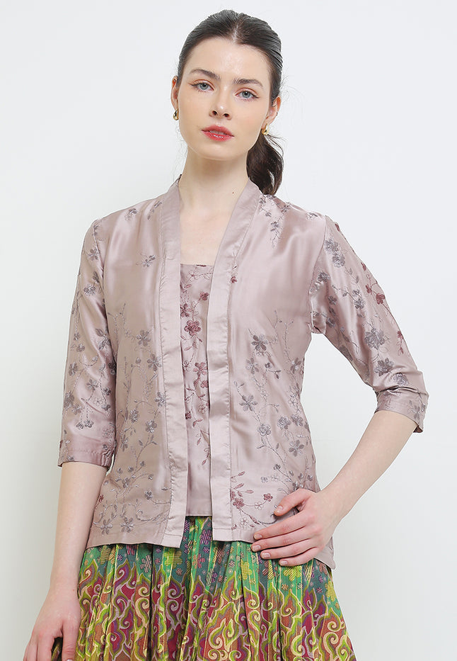 Kebaya Embroidered Regular 3/4-length Sleeves