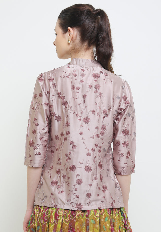 Kebaya Embroidered Regular 3/4-length Sleeves