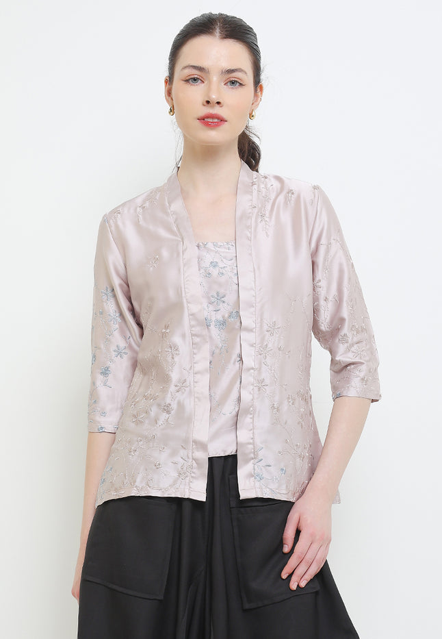 Kebaya Embroidered Regular 3/4-length Sleeves