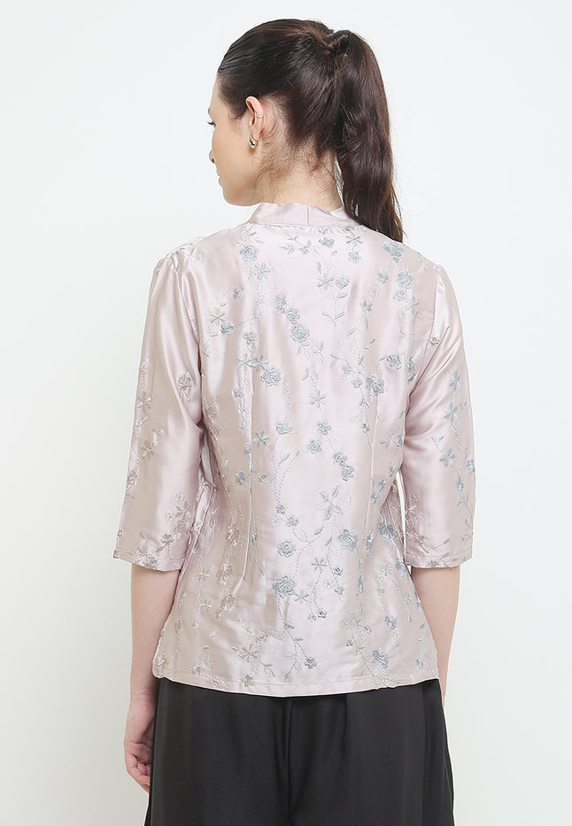 Kebaya Embroidered Regular 3/4-length Sleeves