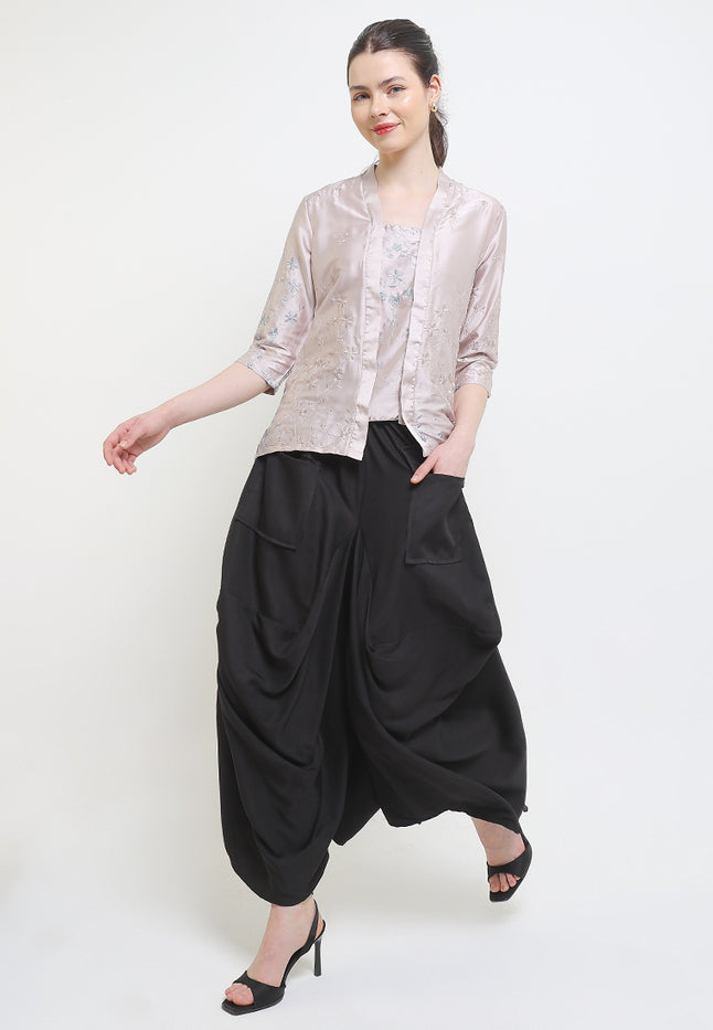 Kebaya Embroidered Regular 3/4-length Sleeves