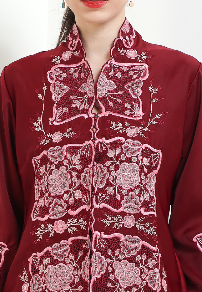 Embroidery-Manual KBY 7/8-Sleeve>WindowFloral