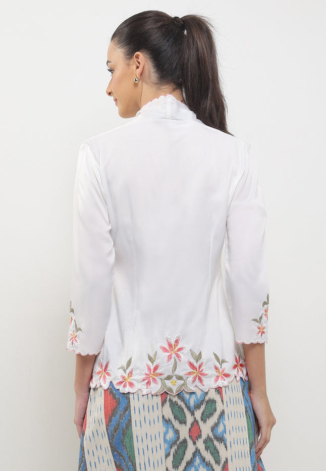 Embroidery-Manual Kebaya 7/8-Sleeve>Lily Butterfly