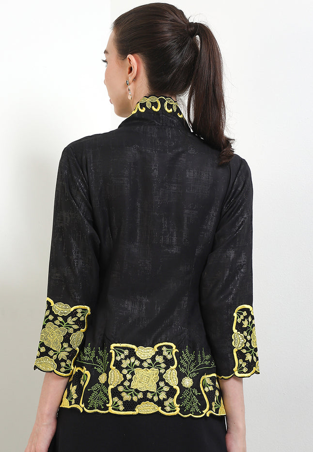 Embroidery-Manual KBY 7/8-Sleeve>WindowFloral