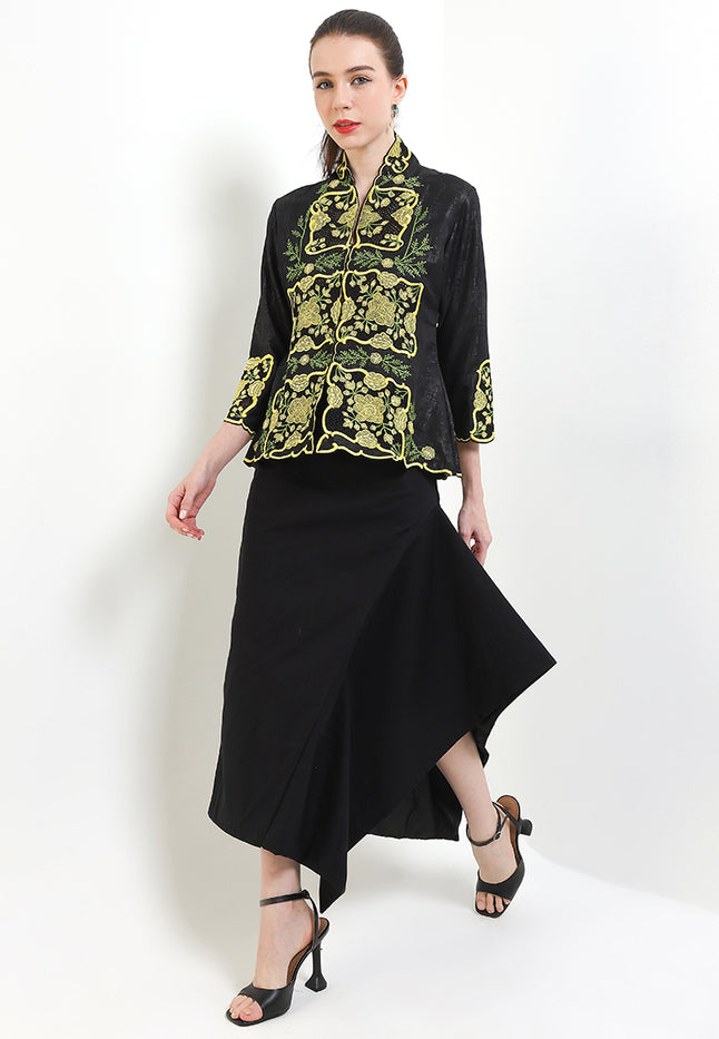 Embroidery-Manual KBY 7/8-Sleeve>WindowFloral