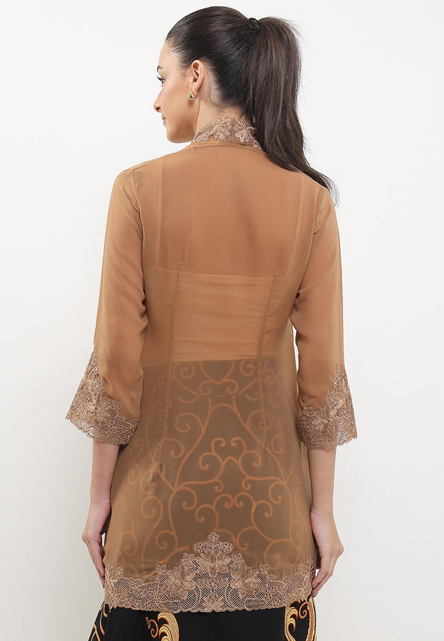 Embroidery Long Kebaya 7/8-Sleeve>RancangSirih