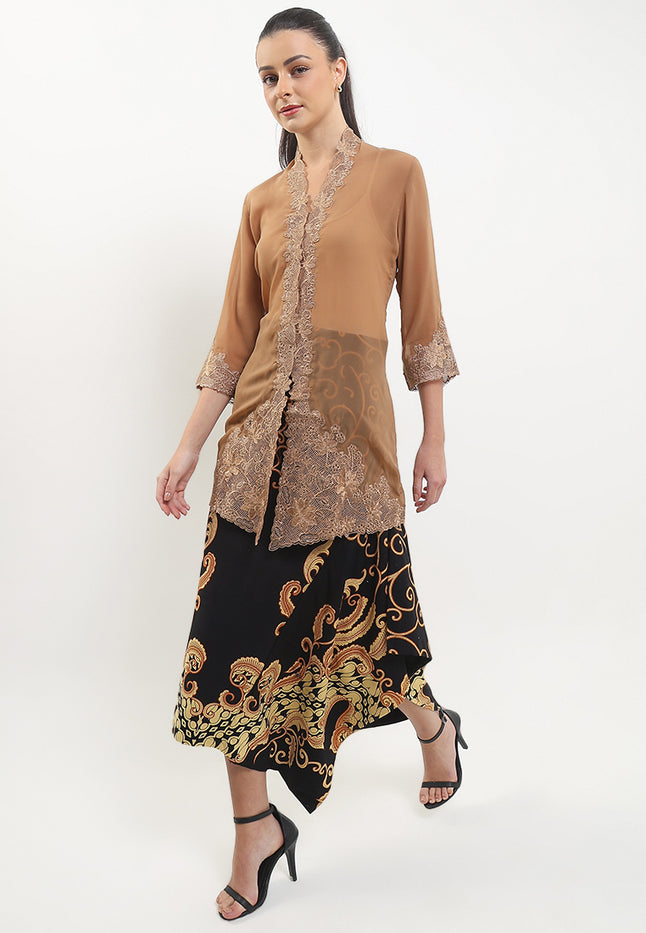 Embroidery Long Kebaya 7/8-Sleeve>RancangSirih