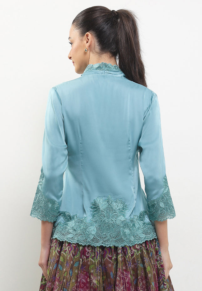 Embroidery Kebaya 7/8-Sleeve>LOTUS Unicolor