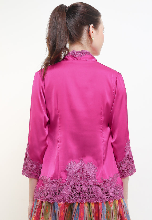 Embroidery Kebaya 7/8-Sleeve>LOTUS Unicolor
