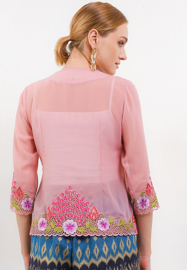 Embroidery Kebaya 3/4-Length Sleeves