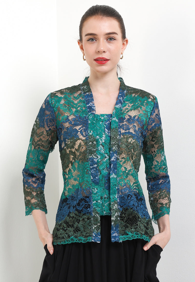 Kebaya Fashion Regular 7/8-length Sleeves