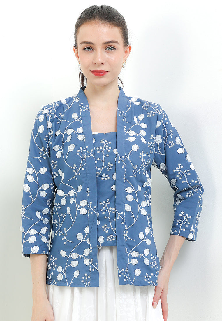 Kebaya Fashion Regular 7/8-length Sleeves
