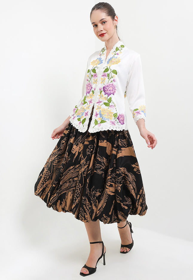 Embroidery Manual Kebaya 7/8-Sleeve>Splash Floral