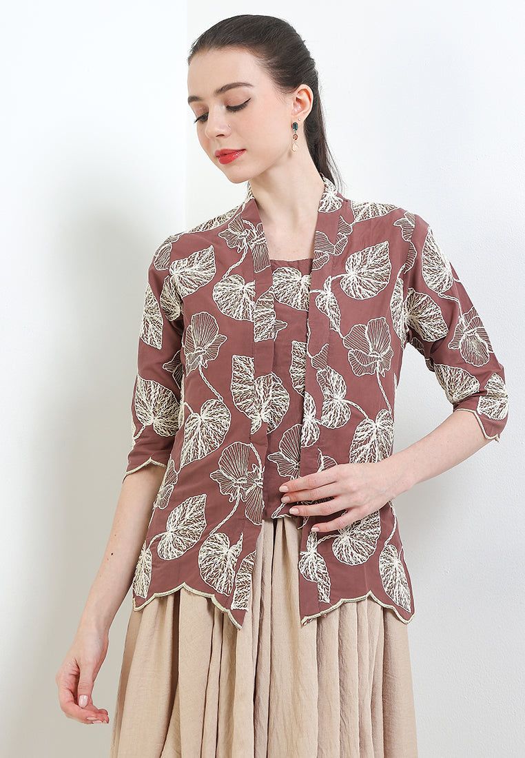 Kebaya Fashion Regular 3/4-length Sleeves