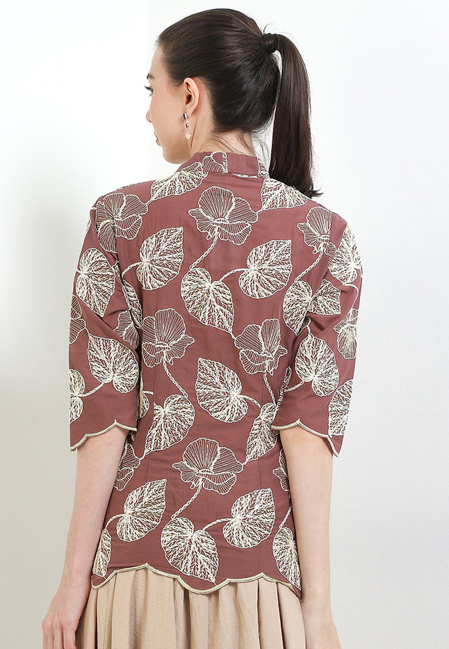 Kebaya Fashion Regular 3/4-length Sleeves