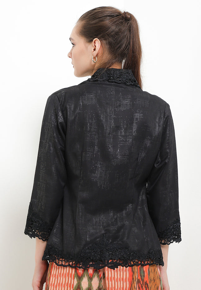 Embroidery Kebaya 7/8-Sleeve>Pepaya Leaves