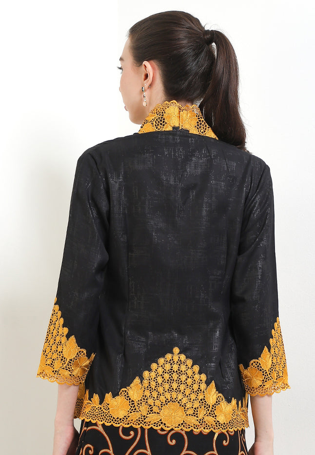 Embroidery Kebaya 7/8-Sleeve>Peacock UniContrast