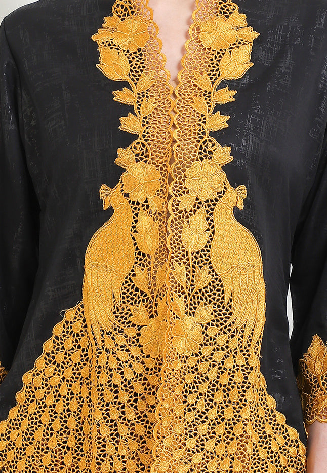 Embroidery Kebaya 7/8-Sleeve>Peacock UniContrast
