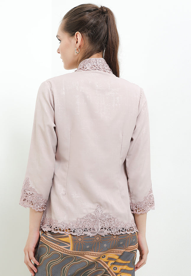 Embroidery Kebaya 7/8-Sleeve>Pepaya Leaves