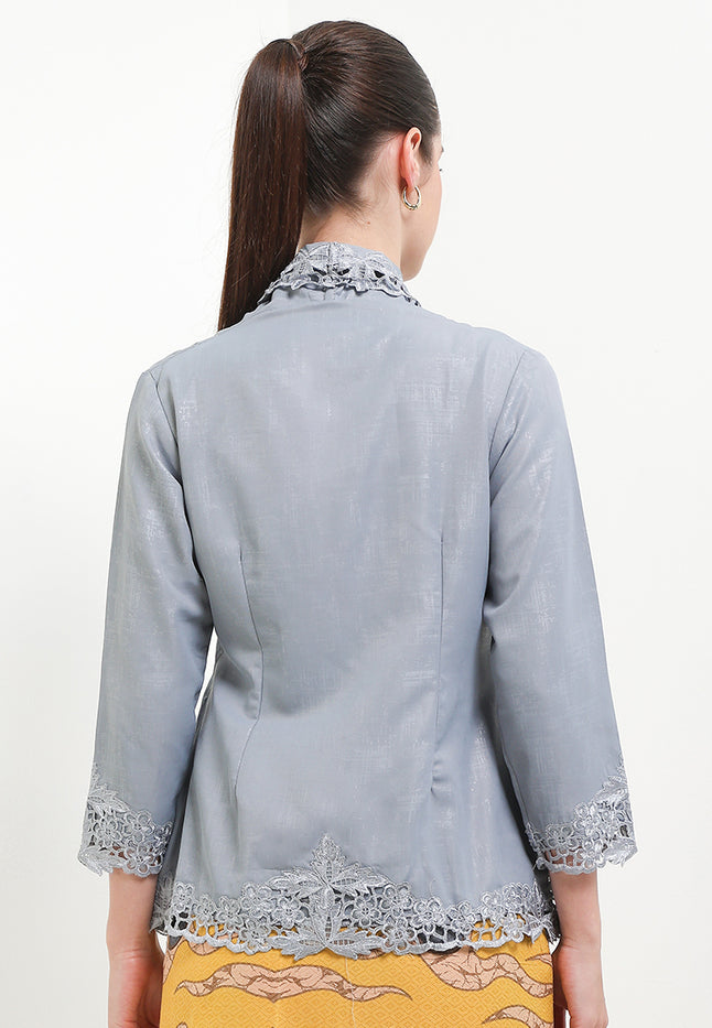 Embroidery Kebaya 7/8-Sleeve>Pepaya Leaves