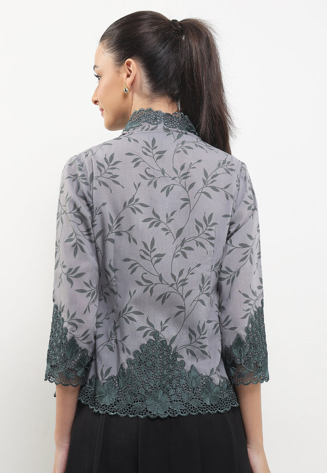 Embroidery Kebaya 7/8-Sleeve>Peacock Unicontrast