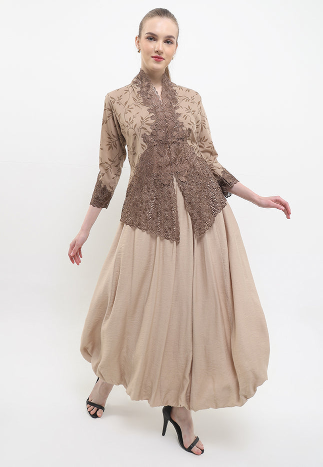 Embroidery Kebaya 7/8-Sleeve>Peacock Unicontrast