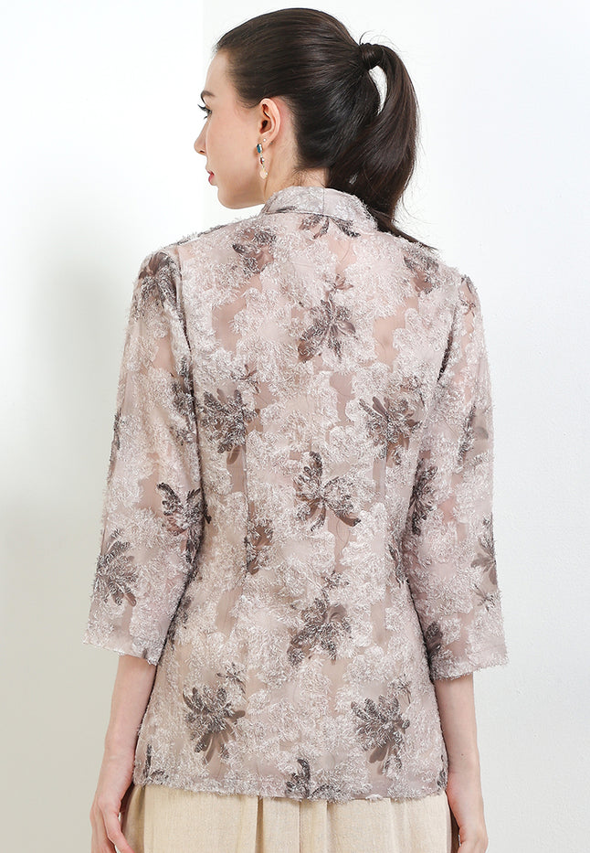 Kebaya Kutu Baru 7/8-length Sleeves