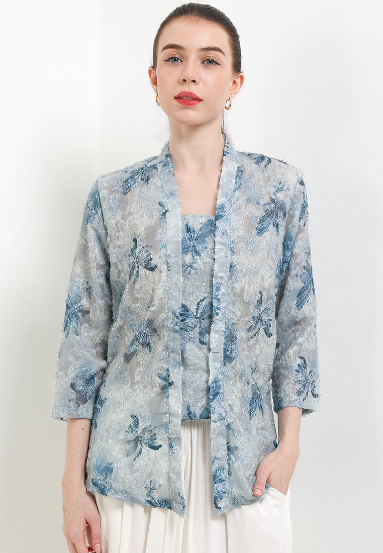 Kebaya Kutu Baru 7/8-length Sleeves