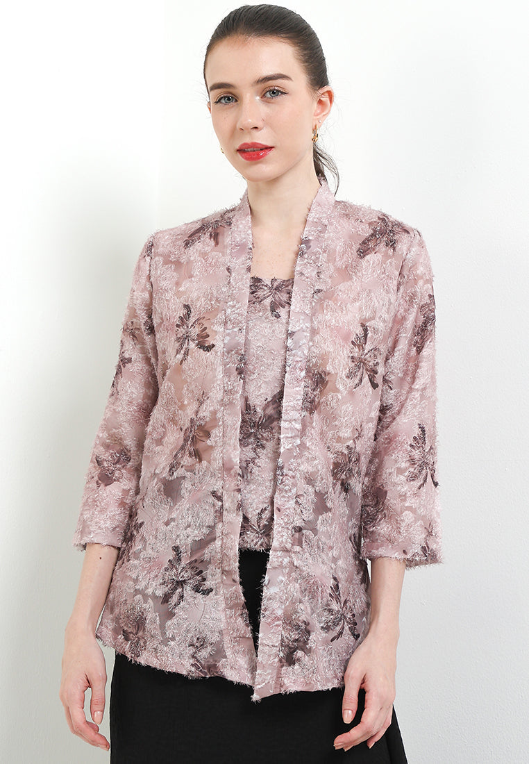 Kebaya Kutu Baru 7/8-length Sleeves