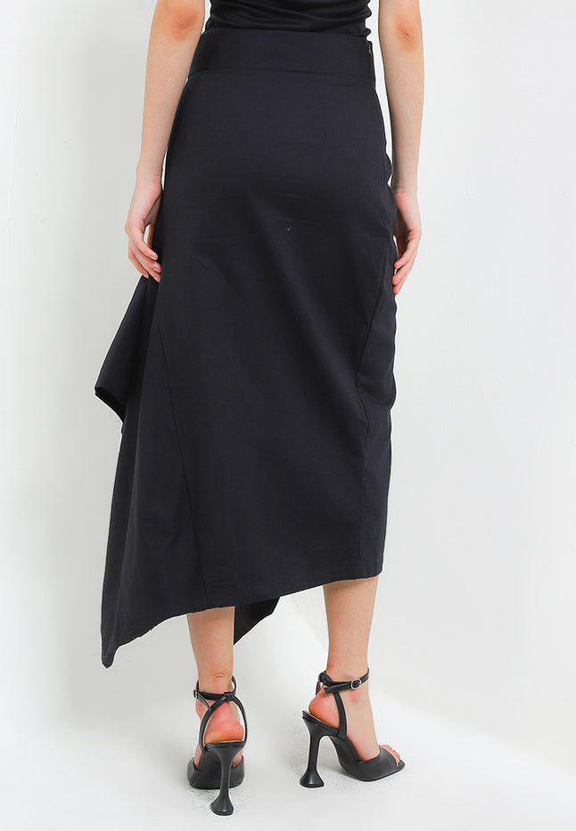 Long Skirt Lanvin Asymmetris+Lining