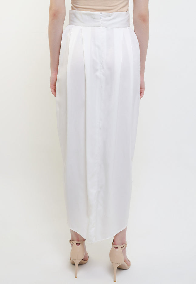 MAXI Skirt HighWaist Pleated Cross Over-BKK