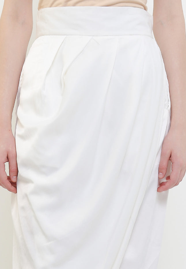 MAXI Skirt HighWaist Pleated Cross Over-BKK