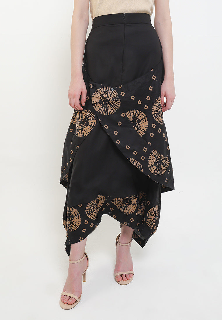 Elastic-waisted PantSkirt Aladin Crossover Cut&Sew