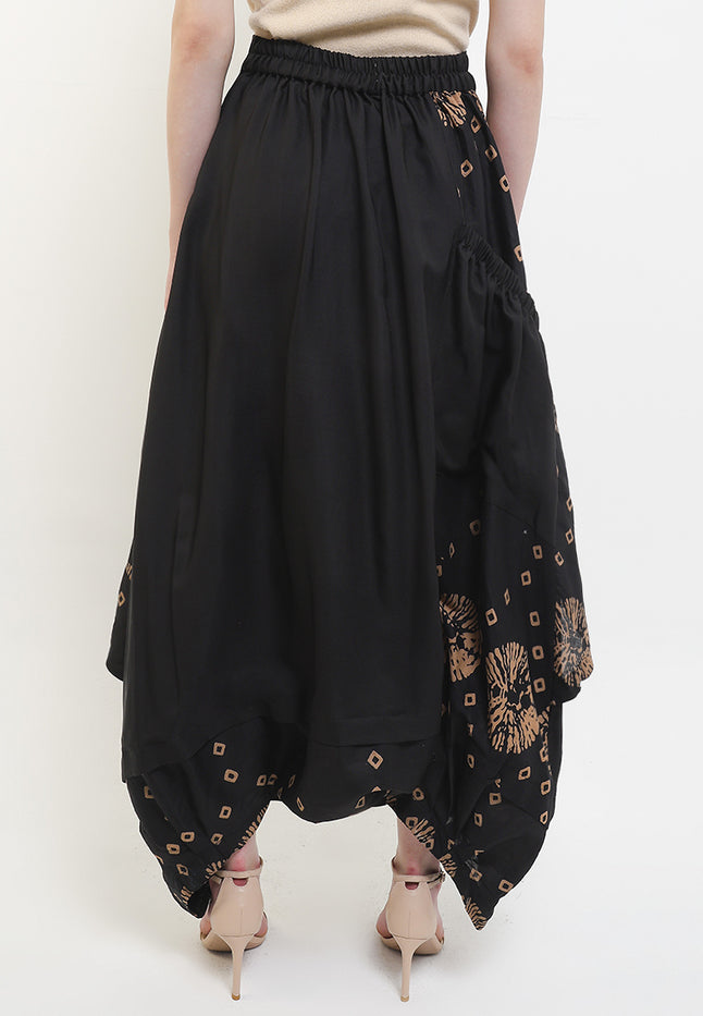Elastic-waisted PantSkirt Aladin Crossover Cut&Sew