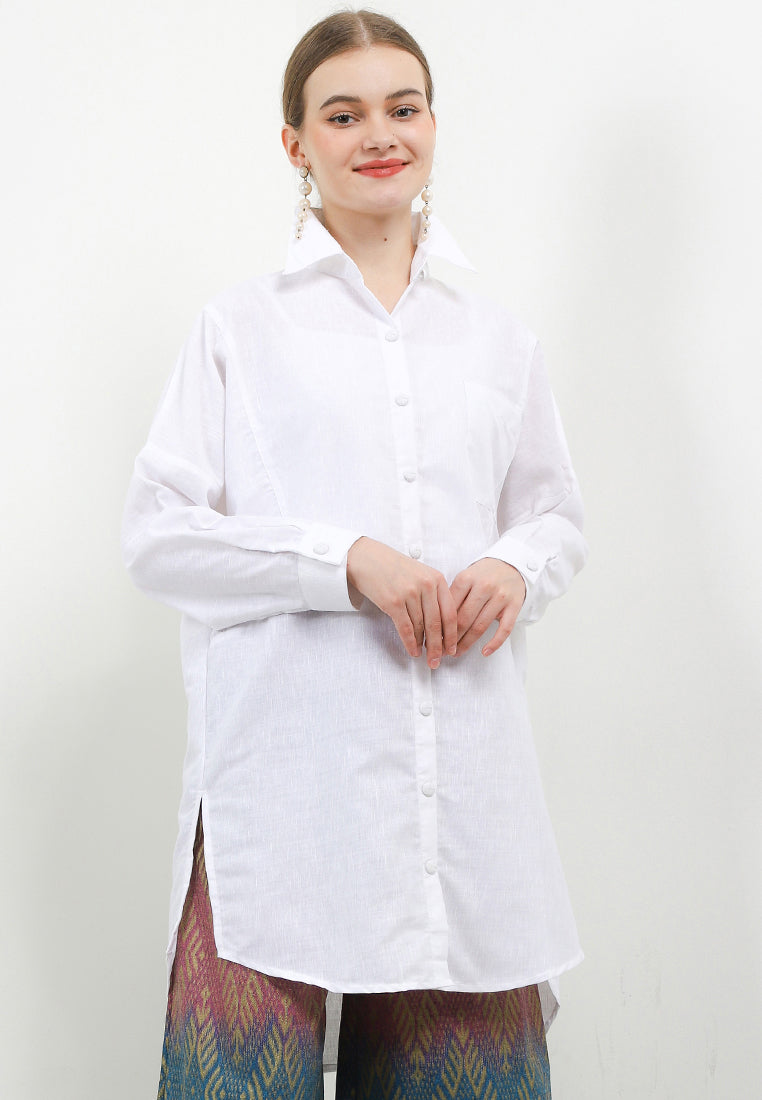 Tunic Woman's Shirt Raglan Arno Long/Sleeve