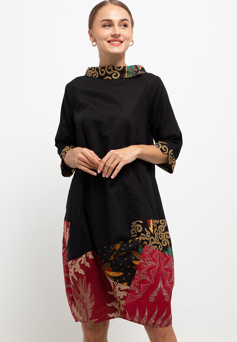 Dress Oversized Bottom-C&S-4Batik Rolled Tara