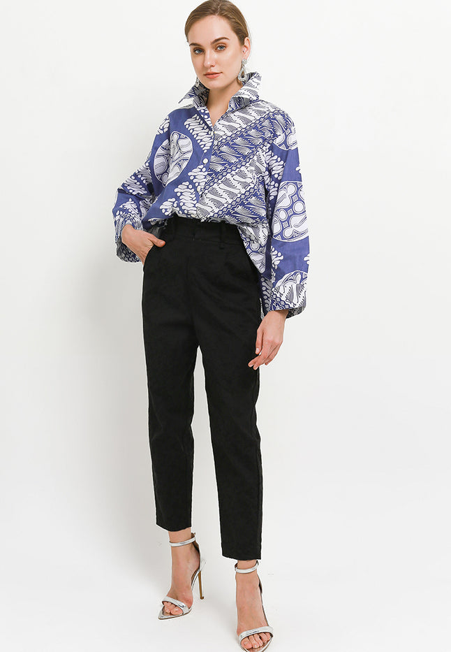 Woman's Shirt Back-FullCloq Long/Slv Cut&Sew