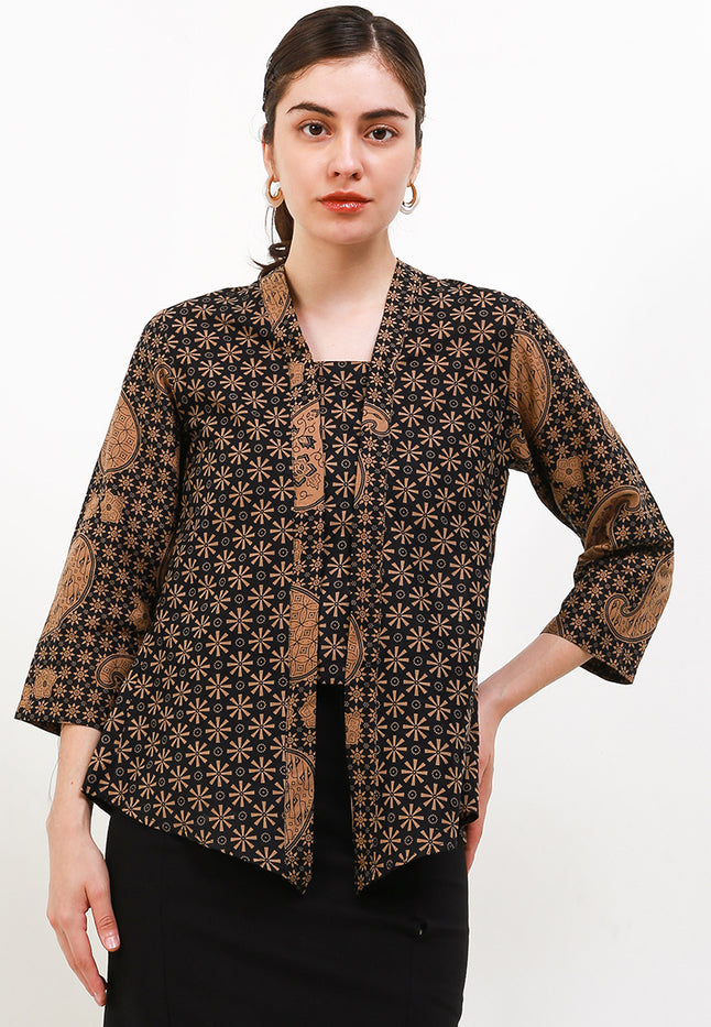 Kebaya Batik BackCloq Cut&Sew 7/8-length Sleeves