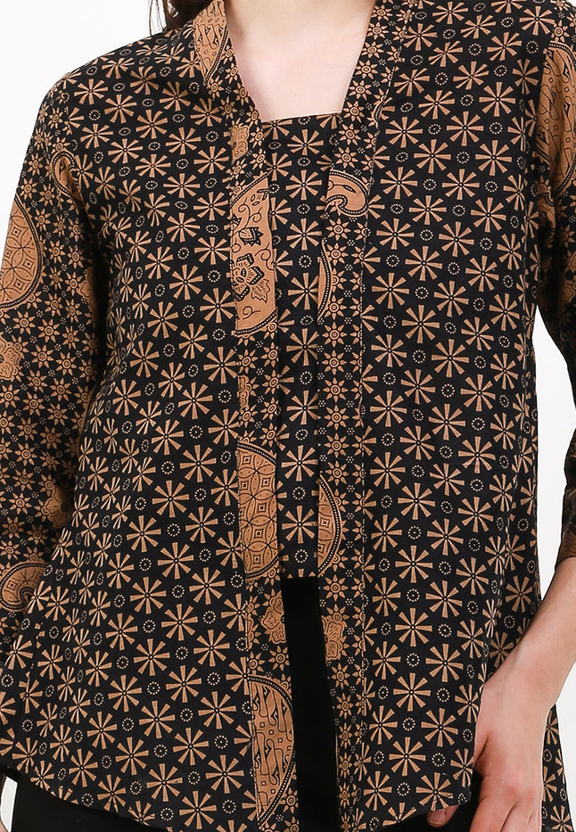 Kebaya Batik BackCloq Cut&Sew 7/8-length Sleeves