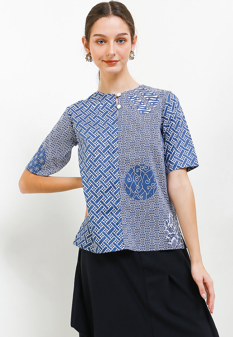 Blouse Kupnat Button TCH28 Full-Cut&Sew