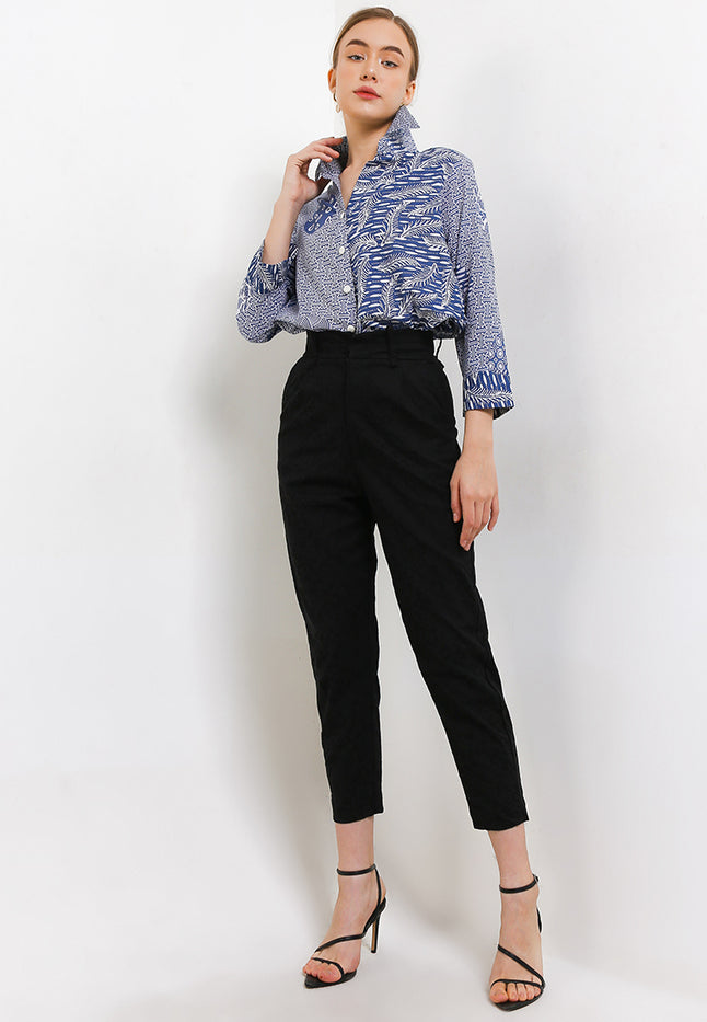 Woman's Shirt BackCloq Long/Slv Cut&Sew