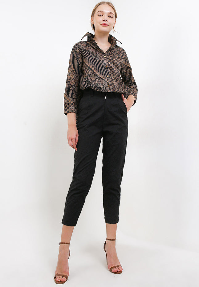 Woman's Shirt BackCloq Long/Slv Cut&Sew