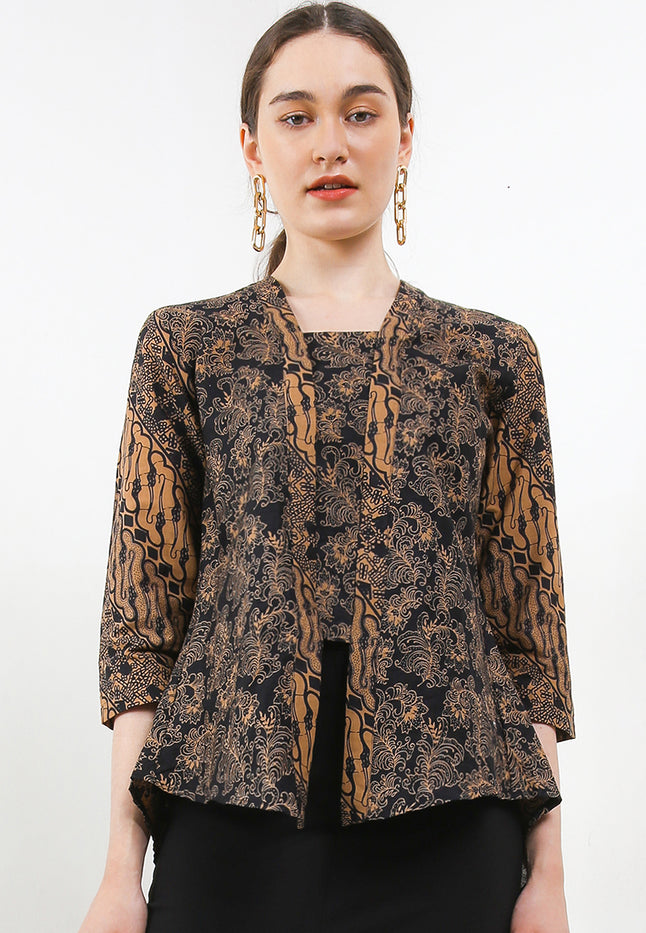 Kebaya Batik BackCloq Cut&Sew 7/8-length Sleeves