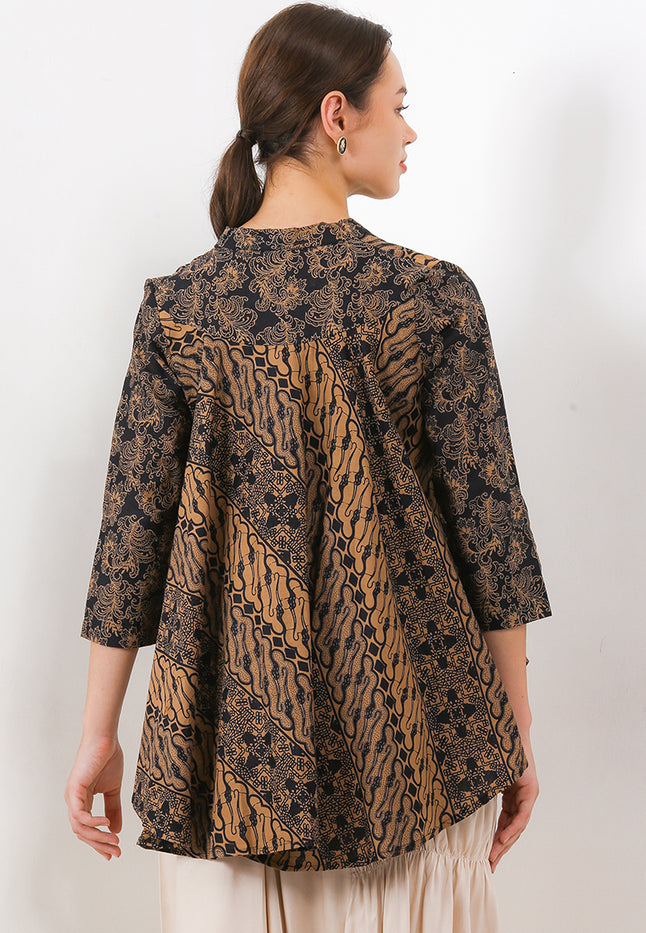 Kebaya Batik BackCloq Cut&Sew 7/8-length Sleeves